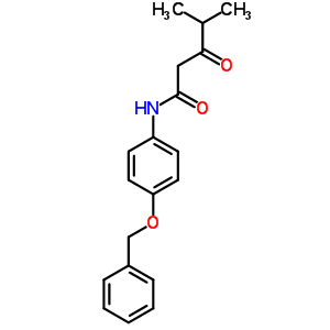 N-4-benzyloxyphenyl isobutyrylacetamide Structure,265989-30-8Structure