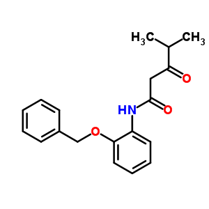 N-2-benzyloxyphenyl isobutyrylacetamide Structure,265989-31-9Structure