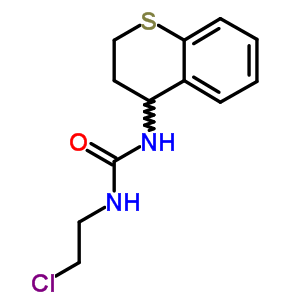 n-(2-氯乙基)-n-(3,4-二氫-2H-1-苯并硫代吡喃-4-基)-脲結(jié)構(gòu)式_27047-62-7結(jié)構(gòu)式