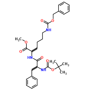 (9CI)-N2-[N-[(1,1-二甲基乙氧基)羰基]-D-苯基丙氨?；鵠-N6-[(苯基甲氧基)羰基]-L-賴氨酸甲酯結(jié)構(gòu)式_27168-28-1結(jié)構(gòu)式