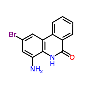 6(5H)-phenanthridinone,4-amino-2-bromo- Structure,27353-52-2Structure