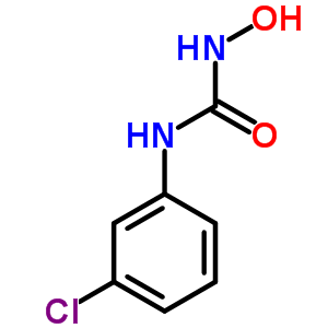 n-(3-氯苯基)-n-羥基-脲結構式_28788-18-3結構式