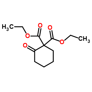 1,1-Cyclohexanedicarboxylicacid, 2-oxo-, 1,1-diethyl ester Structure,2969-93-9Structure