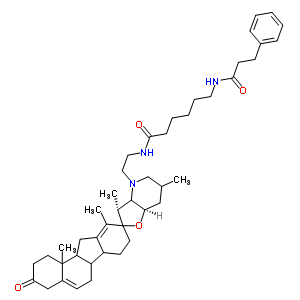 3-酮-n-氨基乙基-n-氨基己?；淙夤瘐；h(huán)丙胺結(jié)構(gòu)式_306387-90-6結(jié)構(gòu)式