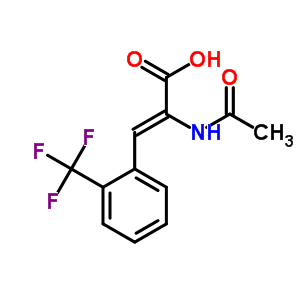 2-Trifluoromethyl-alpha-acetamidocinnamic acid Structure,3094-32-4Structure