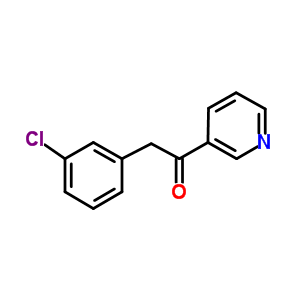 2-(3-Chlorophenyl)-1-(3-pyridinyl)-1-ethanone Structure,31251-55-5Structure