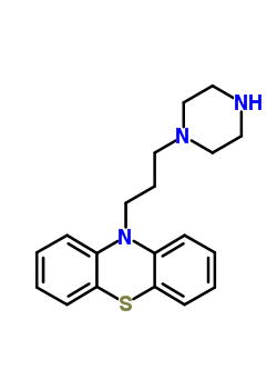 10-(3-Piperazin-1-ylpropyl)phenothiazine Structure,3240-48-0Structure