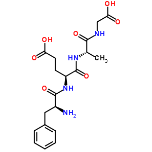 (4S)-4-[[(2S)-2-氨基-3-苯基丙?；鵠氨基]-5-[[(2S)-1-(羧甲基氨基)-1-氧代丙烷-2-基]氨基]-5-氧代戊酸結(jié)構(gòu)式_32440-94-1結(jié)構(gòu)式