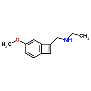 N-[(3-methoxy-8-bicyclo[4.2.0]octa-1(6),2,4,7-tetraenyl)methyl]ethanamine Structure,32451-42-6Structure