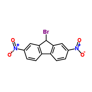 9-Bromo-2,7-dinitro-9h-fluorene Structure,32501-46-5Structure