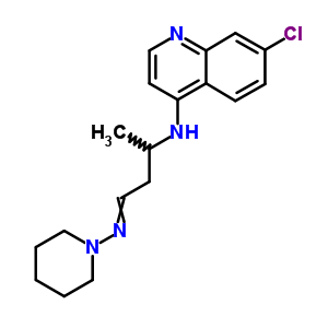 7-Chloro-n-[4-(1-piperidylimino)butan-2-yl]quinolin-4-amine Structure,32851-56-2Structure