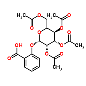 2,3,4,6-Tetra-o-acetyl-beta-d-glucopyranosyl salicylate Structure,33019-34-0Structure