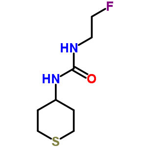 n-(2-氟乙基)-n-(四氫-2H-硫代吡喃-4-基)-脲結(jié)構(gòu)式_33021-85-1結(jié)構(gòu)式