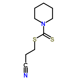 3-(Piperidine-1-carbothioylsulfanyl)propanenitrile Structure,33032-83-6Structure