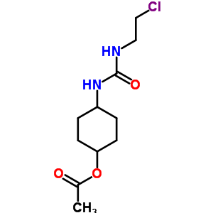 n-[4-(乙?；趸?環(huán)己基]-n-(2-氯乙基)-脲結(jié)構(gòu)式_33082-87-0結(jié)構(gòu)式