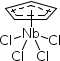 Cyclopentadienylniobium(Ⅴ)tetrachloride Structure,33114-15-7Structure