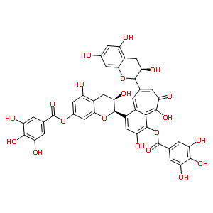 Theaflavin-3,3’’-digallate Structure,33377-72-9Structure