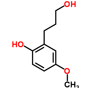 2-(3-Hydroxypropyl)-4-methoxy-phenol Structure,33538-76-0Structure