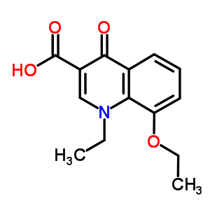 8-乙氧基-1-乙基-1,4-二氫-4-氧代-3-喹啉羧酸結(jié)構(gòu)式_34610-34-9結(jié)構(gòu)式