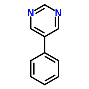 5-苯基嘧啶結(jié)構(gòu)式_34771-45-4結(jié)構(gòu)式