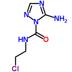 5-Amino-n-(2-chloroethyl)-1,2,4-triazole-1-carboxamide Structure,35101-81-6Structure