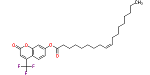 (9Z)-9-十八碳烯酸 2-氧代-4-(三氟甲基)-2H-1-苯并吡喃-7-基酯結(jié)構(gòu)式_352525-07-6結(jié)構(gòu)式