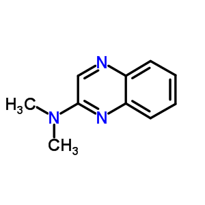 N,N-二甲基-2-喹噁啉胺結(jié)構(gòu)式_35552-76-2結(jié)構(gòu)式