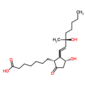 (11Alpha,13e,15s)-11,15-dihydroxy-15-methyl-9-oxo-prost-13-en-1-oic acid Structure,35700-26-6Structure