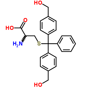 L-cysteine,s-[bis[4-(hydroxymethyl)phenyl]phenylmethyl]- Structure,35959-92-3Structure