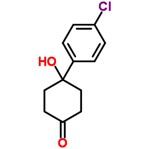 4-(4-Chlorophenyl)-4-hydroxycyclohexanone Structure,36716-71-9Structure