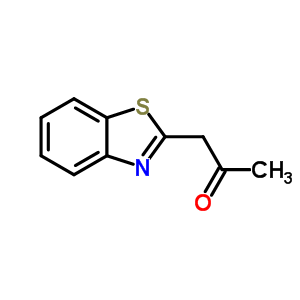 2-Propanone, 1-(2-benzothiazolyl)- Structure,36874-53-0Structure