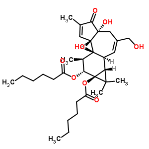 Phorbol 12,13-dihexanoate Structure,37558-17-1Structure