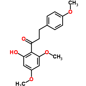 1-(2-Hydroxy-4,6-dimethoxy-phenyl)-3-(4-methoxyphenyl)propan-1-one Structure,3791-75-1Structure