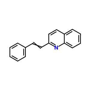 Quinoline,2-[(1e)-2-phenylethenyl]- Structure,38101-69-8Structure