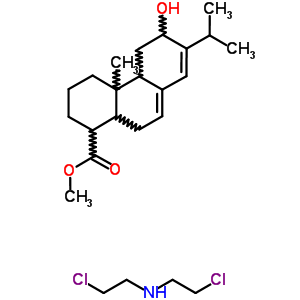 12-Hydroxyabietic acid bis(2-chloroethyl)amine Structure,38234-12-7Structure