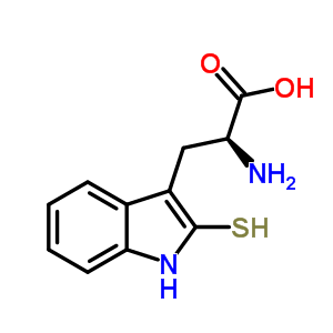 2-硫醇色氨酸結(jié)構(gòu)式_38327-45-6結(jié)構(gòu)式