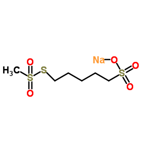 Sodium (5-sulfonatopentyl) methanethiosulfonate Structure,385398-80-1Structure