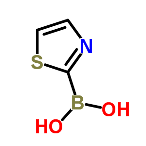 噻唑-2-硼酸結(jié)構(gòu)式_389630-95-9結(jié)構(gòu)式