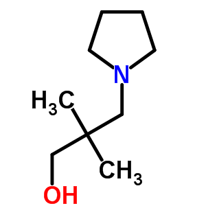 1-Pyrrolidinepropanol, b,b-dimethyl- Structure,39067-46-4Structure