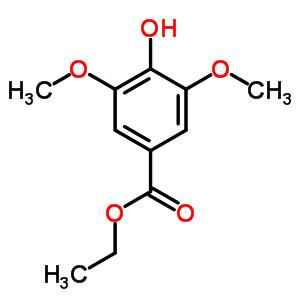 丁香酸乙酯結(jié)構(gòu)式_3943-80-4結(jié)構(gòu)式