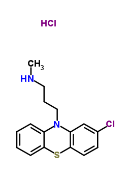 Demethyl chlorpromazine hydrochloride Structure,3953-65-9Structure