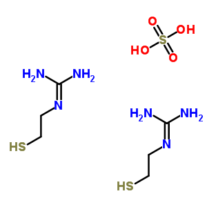 (2-Mercaptoethyl)-guanidine sulfate Structure,3979-00-8Structure