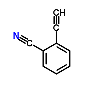 2-乙炔-苯甲腈結(jié)構(gòu)式_40888-26-4結(jié)構(gòu)式