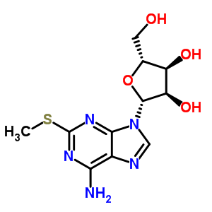 2-Methylthioadenosine Structure,4105-39-9Structure