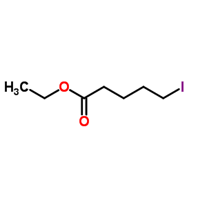 5-碘戊酸乙酯結(jié)構(gòu)式_41302-32-3結(jié)構(gòu)式