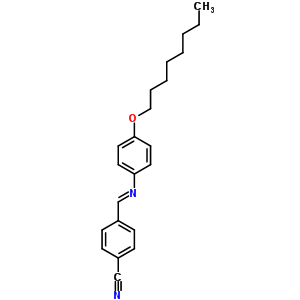 N-(p-cyanobenzylidene)-p-(octyloxy)aniline Structure,41335-35-7Structure