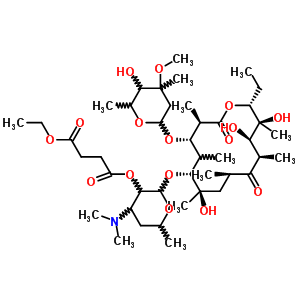 Erythromycin ethylsuccinate Structure,41342-53-4Structure