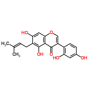 羽扇豆異黃酮結(jié)構(gòu)式_41743-56-0結(jié)構(gòu)式