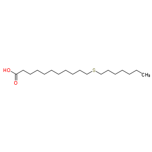 11-(庚基硫代)-十一酸結(jié)構(gòu)式_4230-08-4結(jié)構(gòu)式