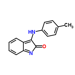 3-[(4-Methylphenyl)amino]indol-2-one Structure,42407-86-3Structure